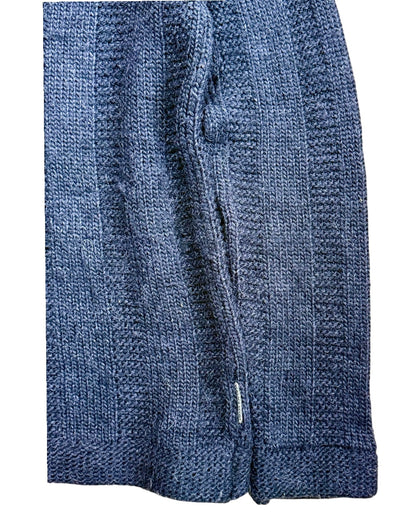 Wool Blend Neck Zip Knit (M)