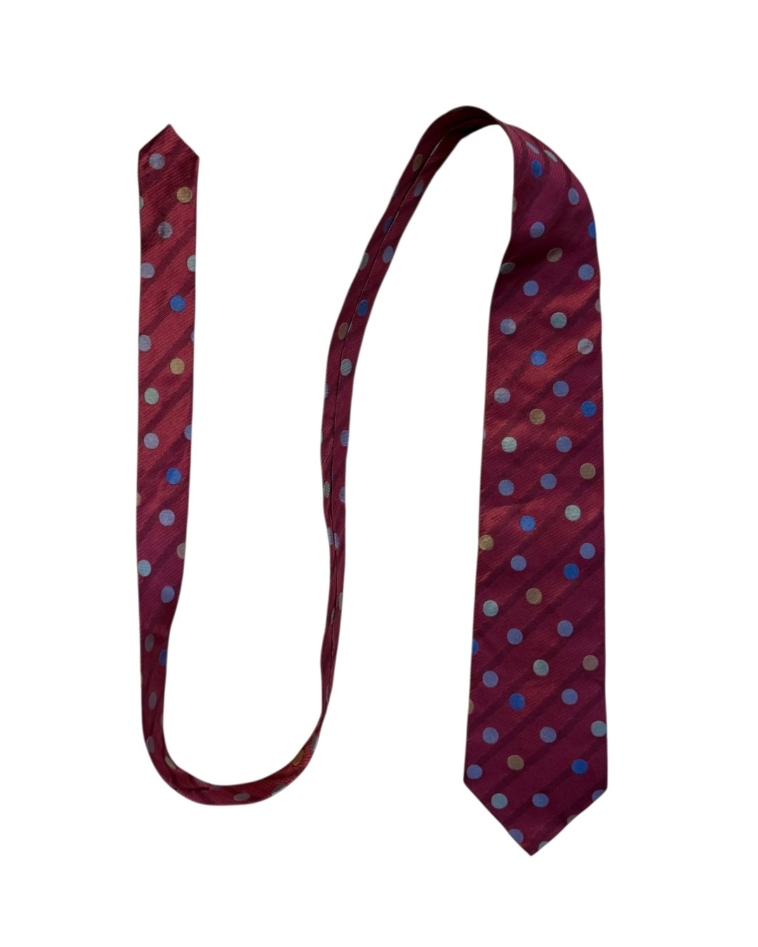 Rive Gauche Polka Dot Silk Necktie