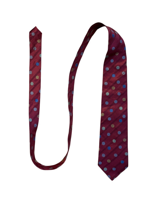 Rive Gauche Polka Dot Silk Necktie