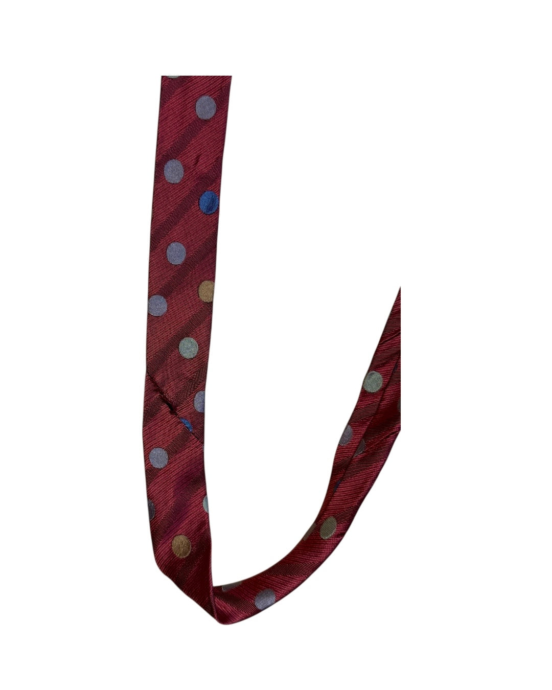 Rive Gauche Polka Dot Silk Necktie