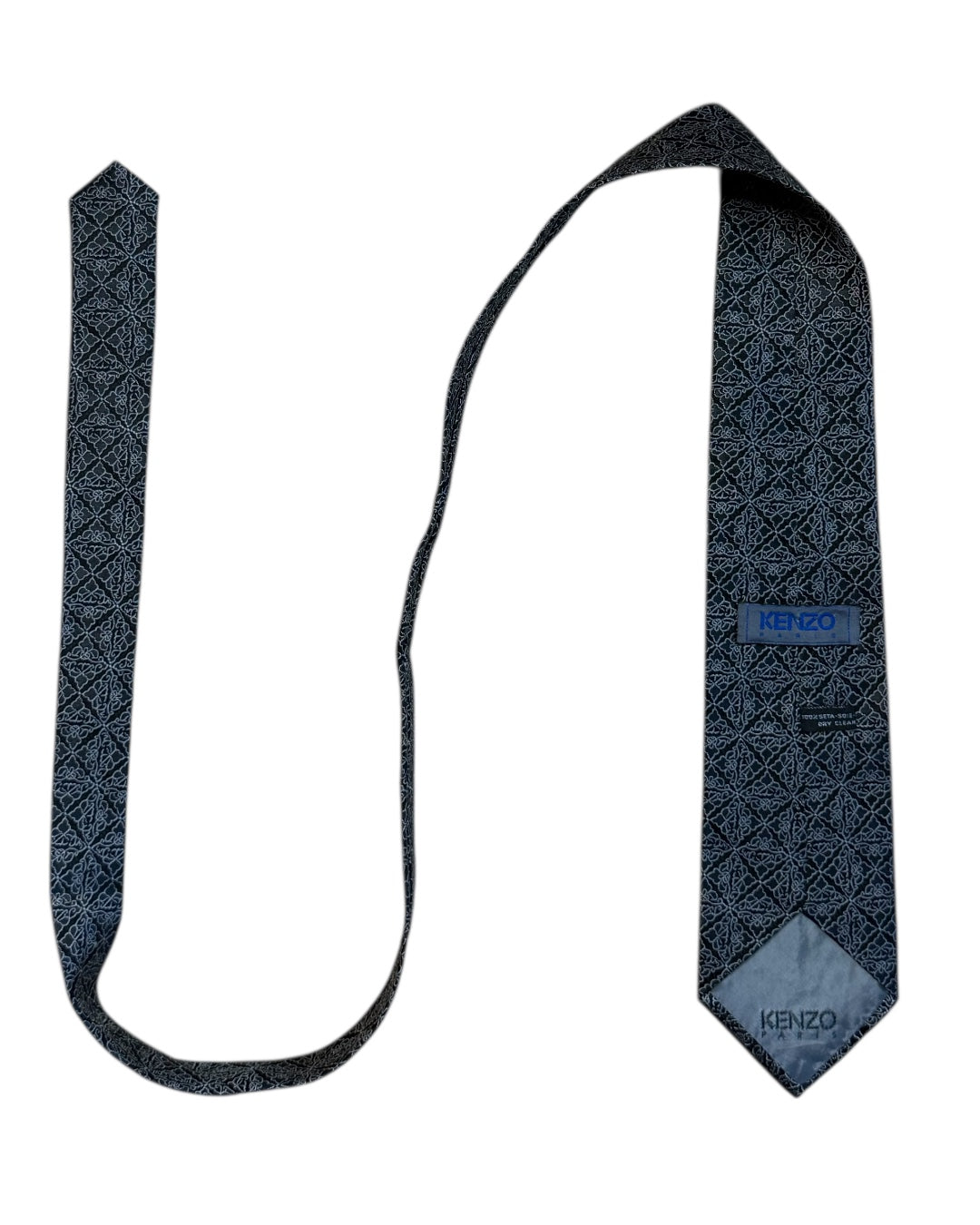 Patterned Silk Necktie