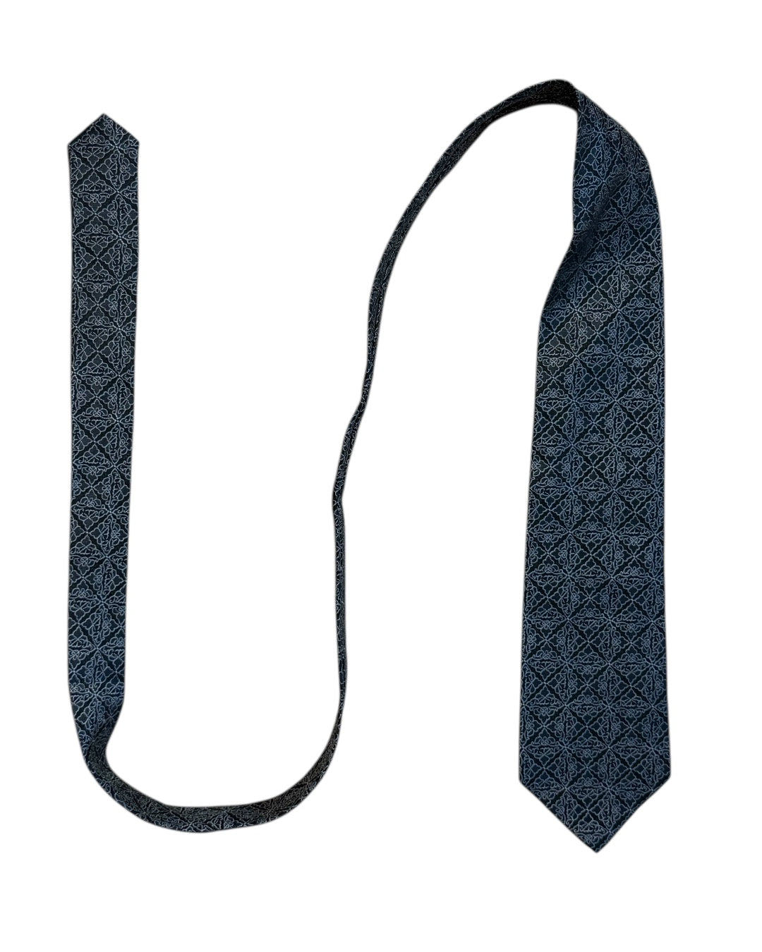 Patterned Silk Necktie