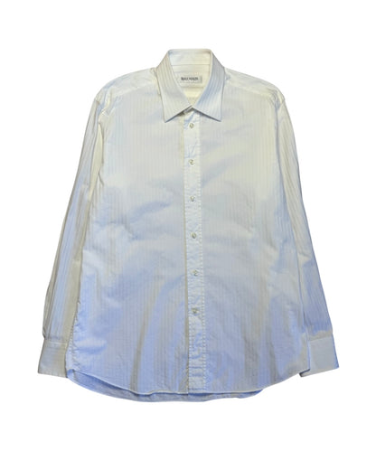 Spread Collar Cotton Shirt (M)