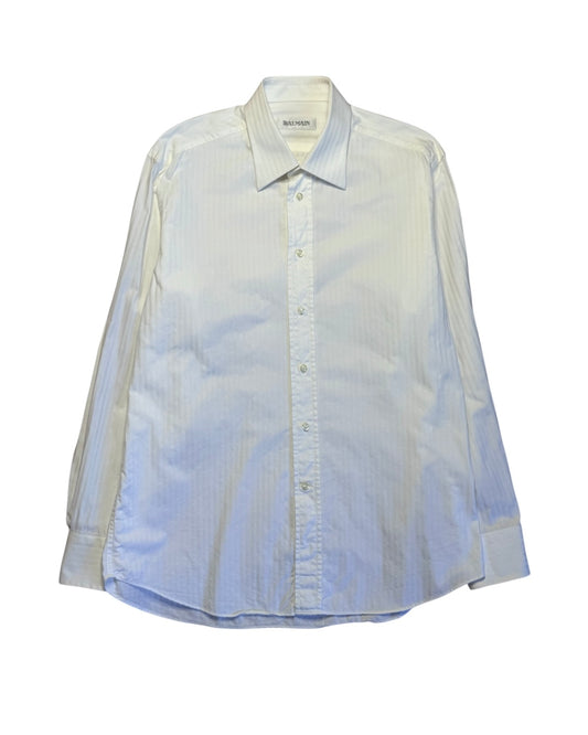 Spread Collar Cotton Shirt (M)
