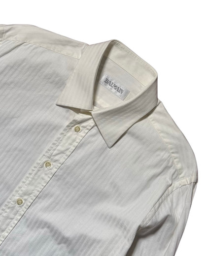 Spread Collar Cotton Shirt (M)