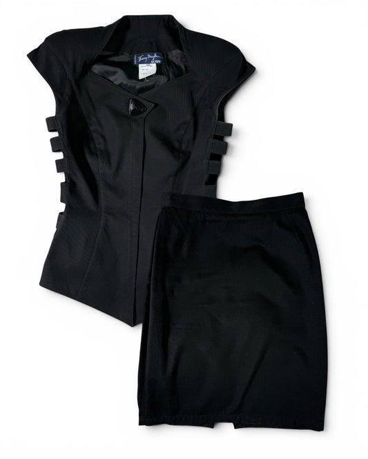 Two Piece Skirt Suit (M)