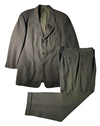 Dark Green 3-Button Suit (52)