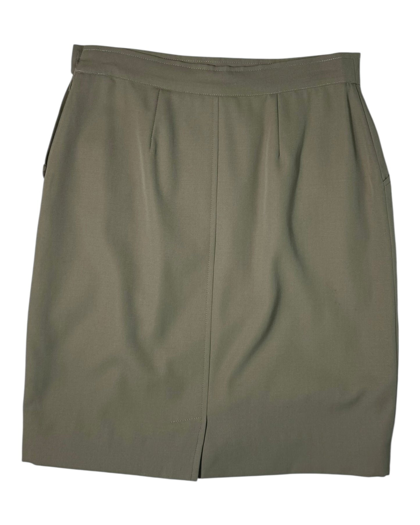 Green max mara skirt on a white background